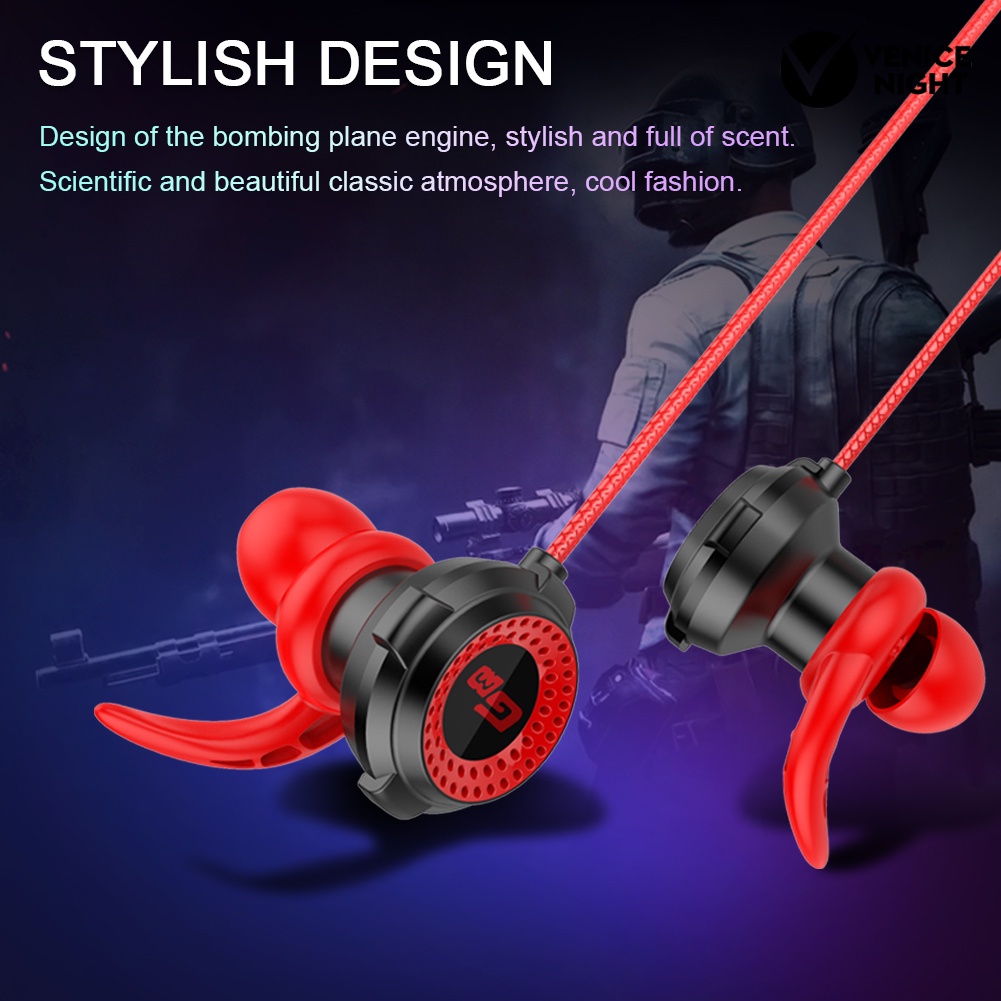 (VNEP) (Berkabel) G11-a Headset Earphone Gaming In-Ear Universal Dengan Mic Untuk Handphone / PC