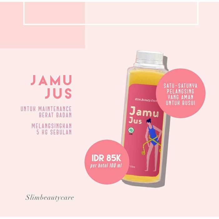 

SLIMBEAUTYCARE Jamu Jus Detox Jus MMM909