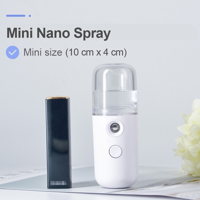 Nano Spray Portable Mini USB/Mist Sprayer Pelembab Wajah Perawatan Wajah DR88