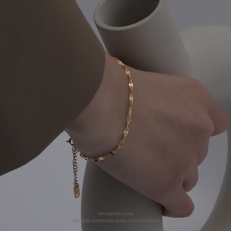 GG Gelang Tangan Rantai Ulir Titanium Stainless Steel 316L#GT-RU