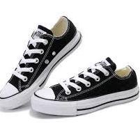 Super Sale Sepatu Sneakers Converse All Star Sepatu Sekolah Hitam Putih Classik