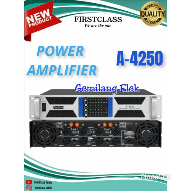 POWER AMPLIFIER FIRSTCLASS FC A4250 ( 300W x 4 ) ORIGINAL
