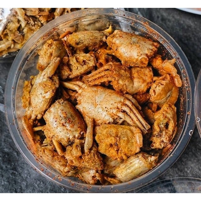 

BABY CRAB CRISPY / KEPITING CRISPY RASA BALADO / KEPITING CRISPY / JAJAN UNIK / SNACK LEBARAN UNIK