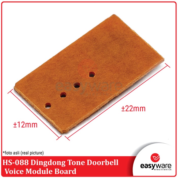 HS-088 Dingdong Tone Doorbell Music Voice Module Board IC Suara Chip