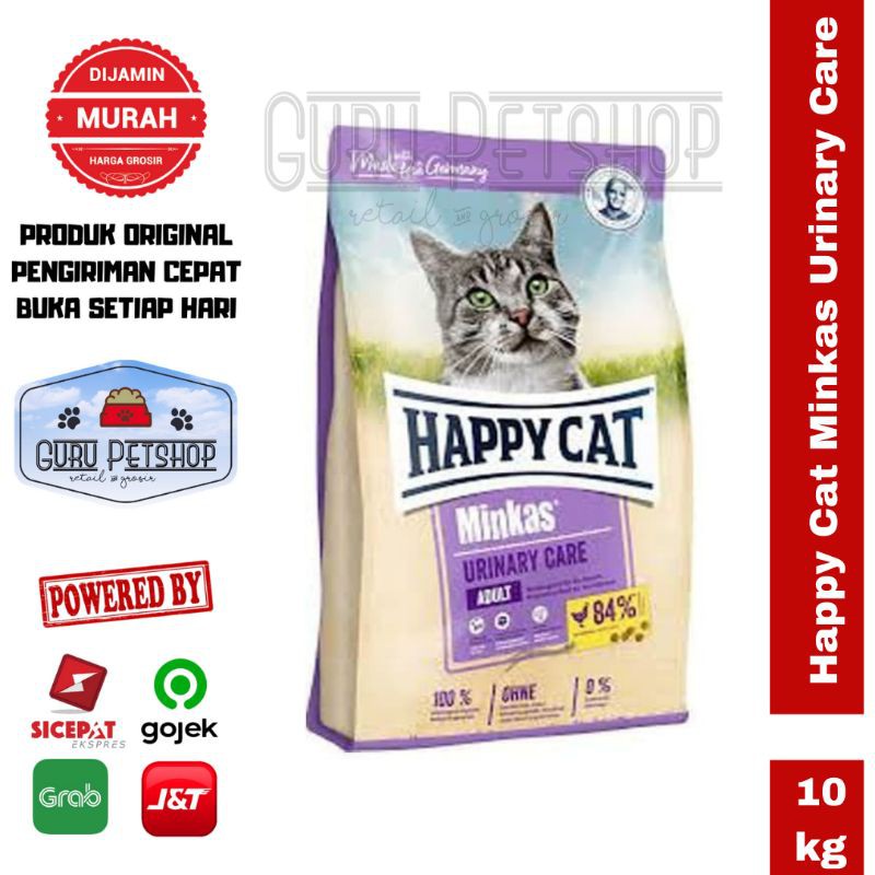 Happy Cat Minkas Urinary Care 10kg Freshpack / Makanan Kucing / Cat Food