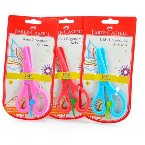 

Kids Ergonomic Scissors Faber Castell / Gunting Anak Faber Castell