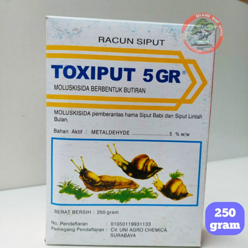 Toxiput 5 GR 250 GRAM Racun Siput Moluskisida