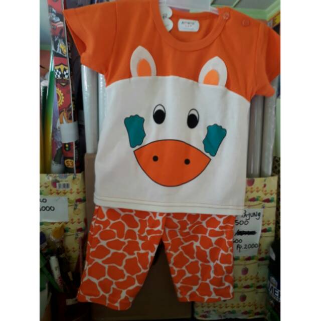 Setelan anak amena jerapah ekor