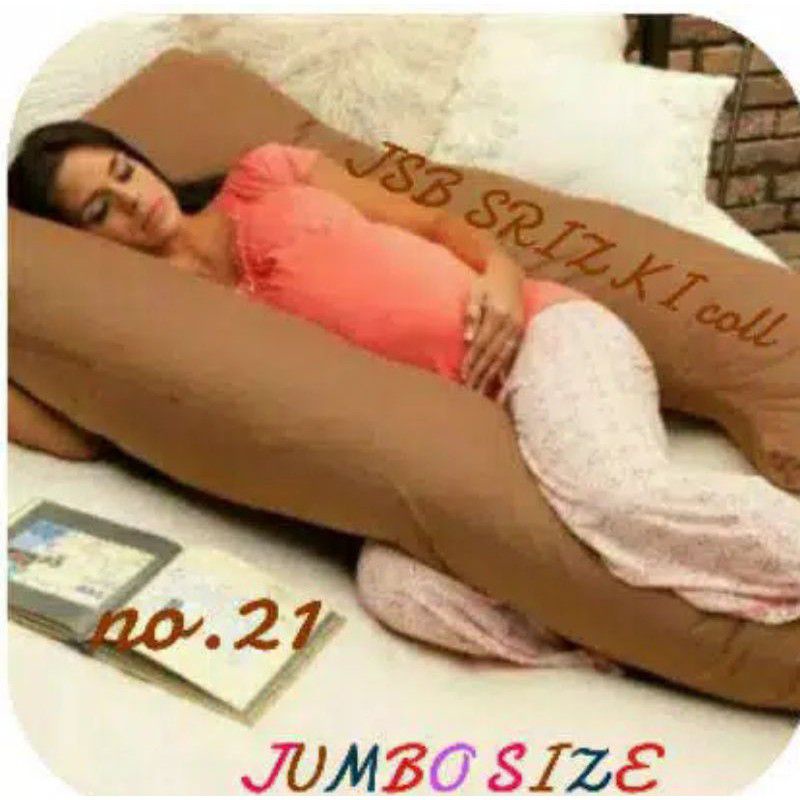 bantal hamil KATUN premium quality JUMBO XXL size 160 x 80cm 4kg + FREE TAS  EXLUSIVE bisa cod bayar di tempat