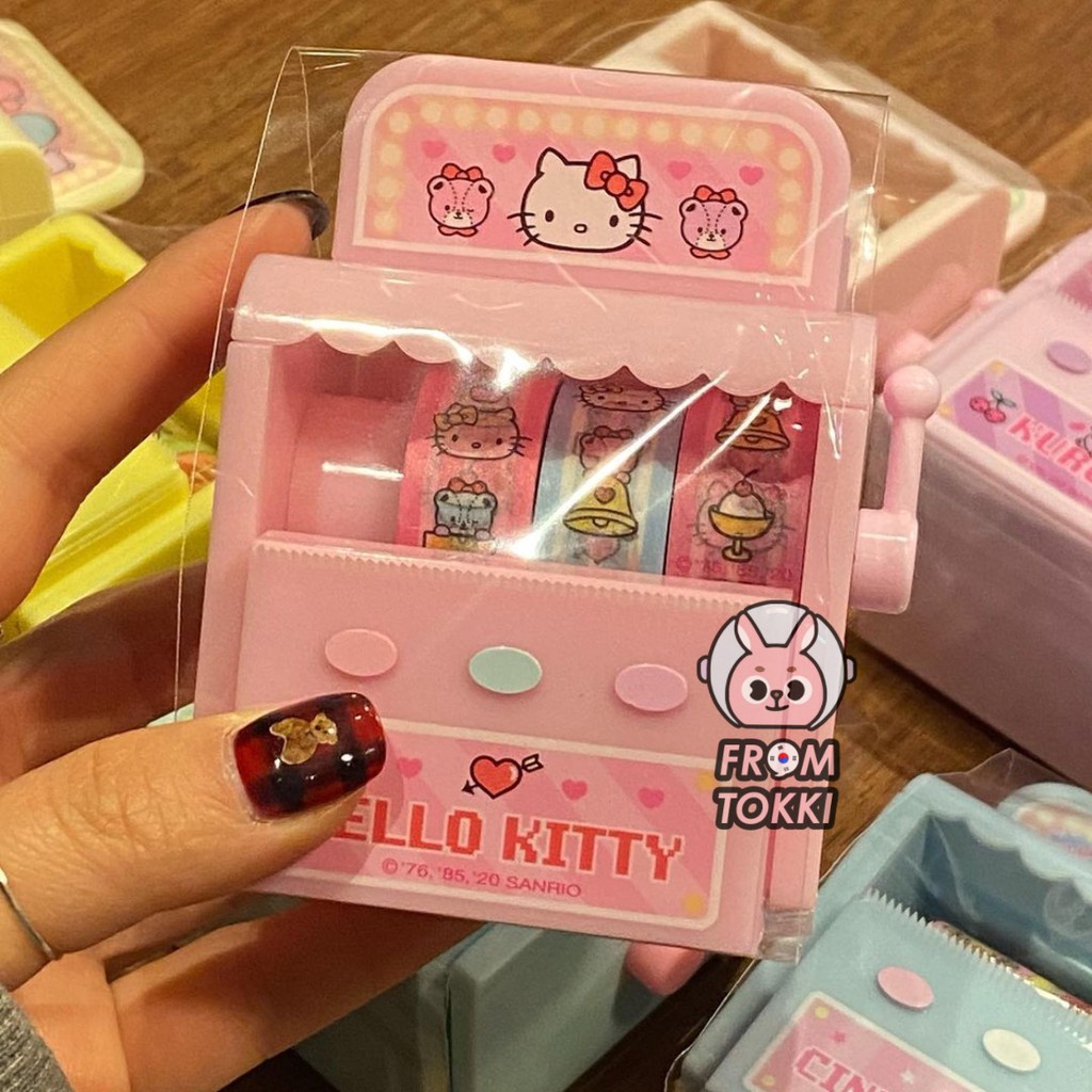 [PO] Sanrio Washi Tape Masking Tape Dispenser Selotip Washi Tape Dispenser CD Game Machine Sanrio Or