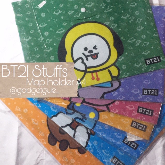 

map bts bt21 chimmy cooky rj koya tata van bt21 file map a4 chimmy tata RJ mang shooky file a4 map holder