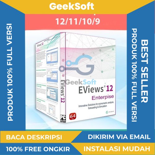 Eviews 12/11/10/9 Software Pengolah Data Full Version