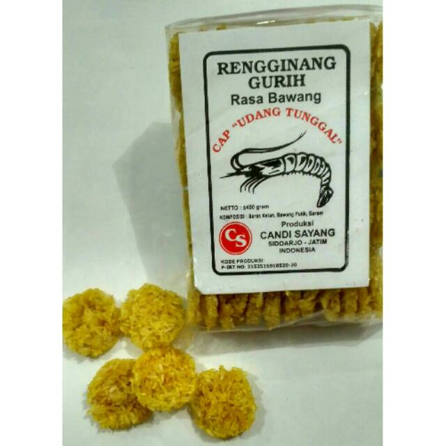 

Rengginang Gurih Rasa Bawang