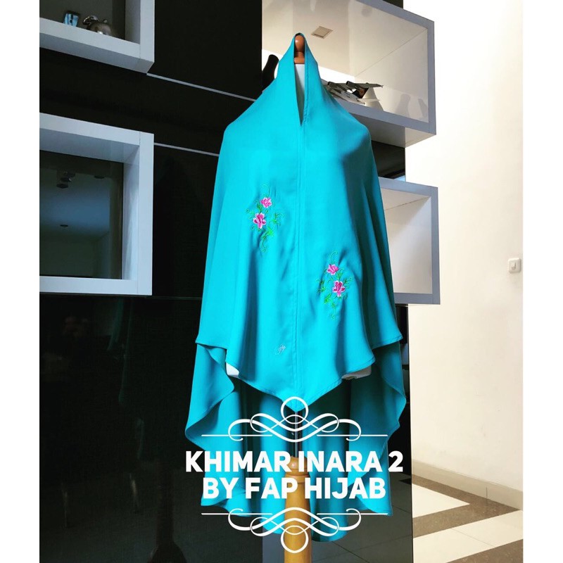 Khimar Inara 2 Bordir Non Pad by FAP Hijab