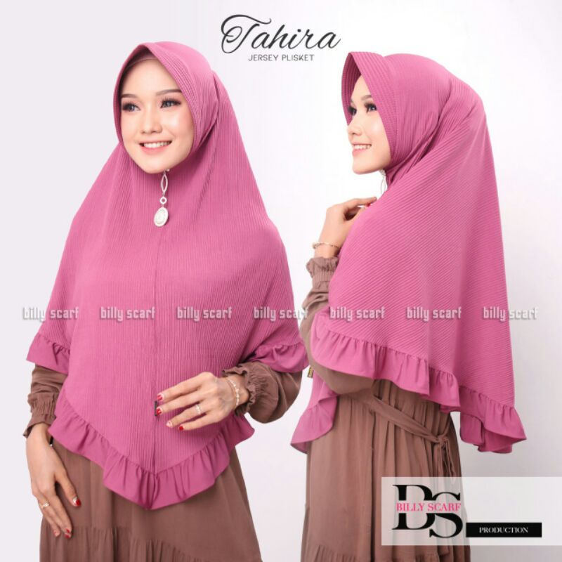 Jilbab Bergo Plisket Jersey Simpel Tahira Ori Billy-5