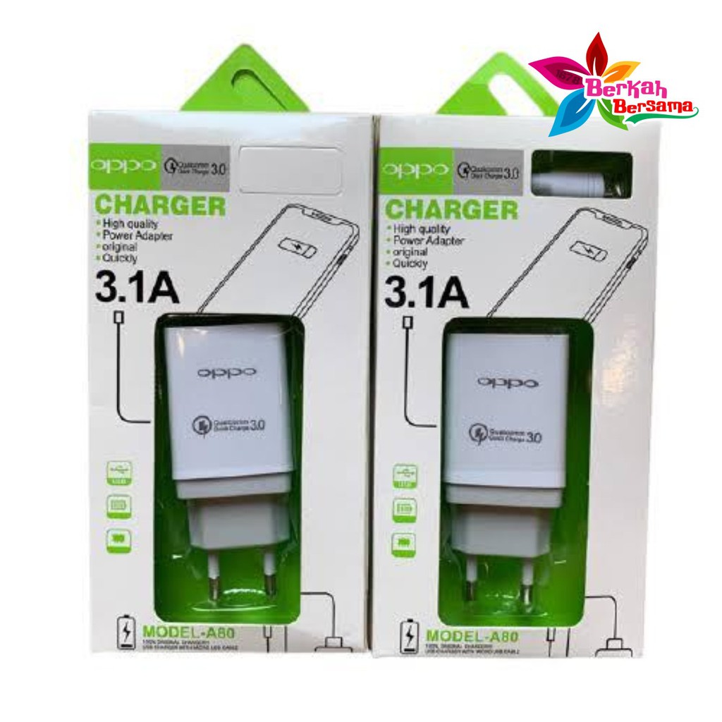 BM048 A80 Cashan Cashan OPPO 3Amper QUALCOM micro fast Charging Anti meledak A3S A5S F9 F11 F5 F7 BB4113