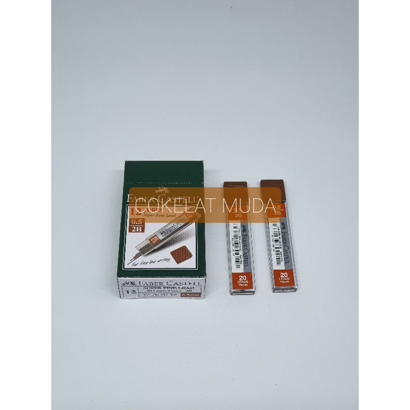 

Refill Pensil Mekanik Faber Castell 2B 0.5 mm (Tube)