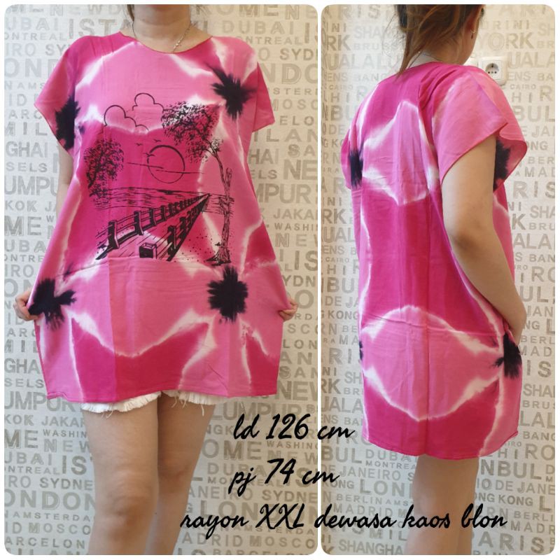 promo murah !!! blon XXL dewasa jembatan cantik bahan rayon bagus