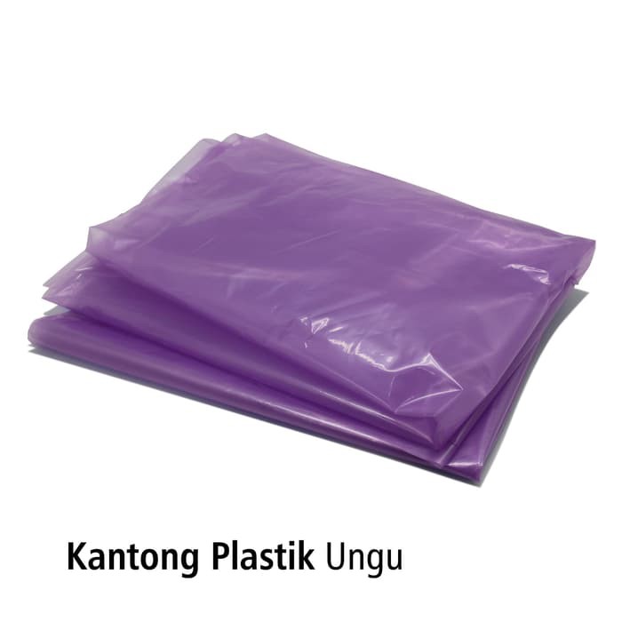 Kantong Plastik Ungu 60x80cm pak isi50