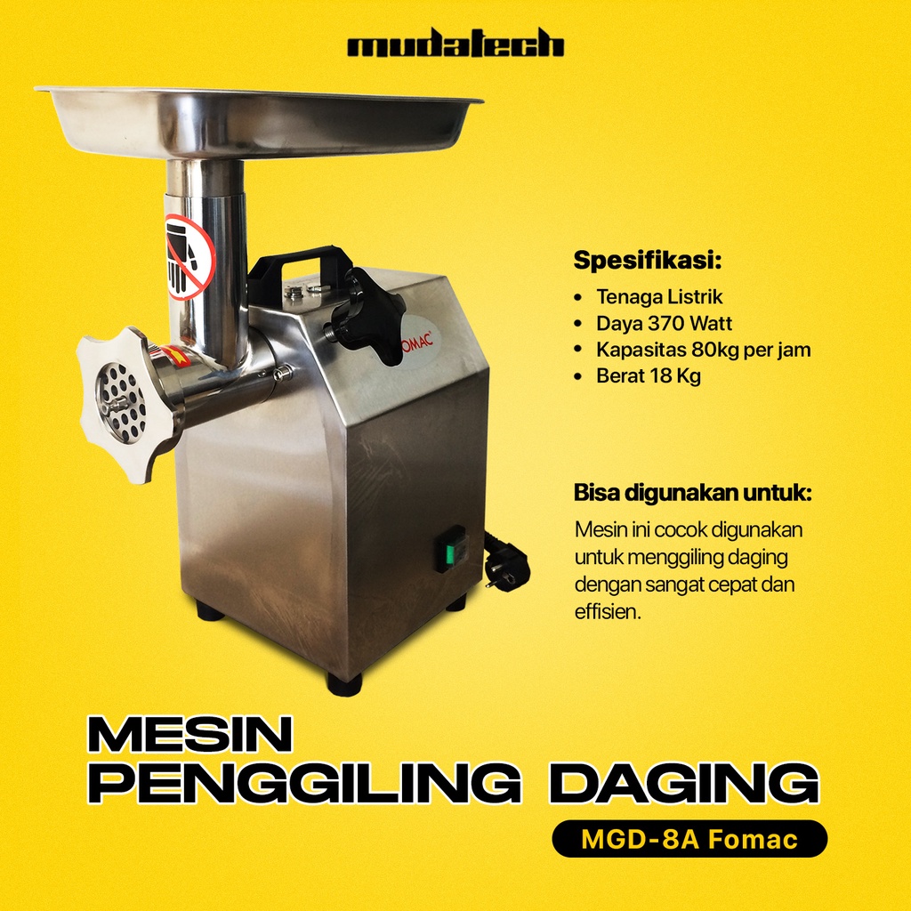 Meat Grinder Mesin Giling Daging Penggiling Daging MGD-8A Fomac