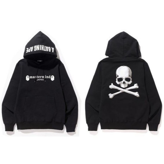 JAKET SWEATER SWITER HOODIE JUMPER BLACK MASTERMIND JAPAN - HOODIE MASTERMIND JEPANG