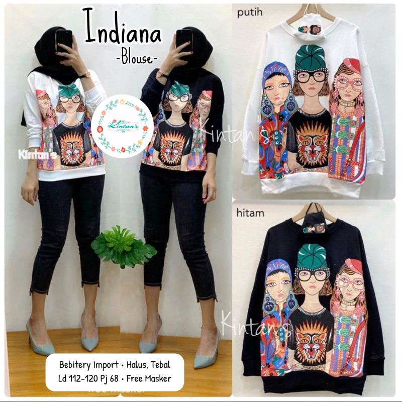 INDIANA BLOUSE BY KINTAN'S