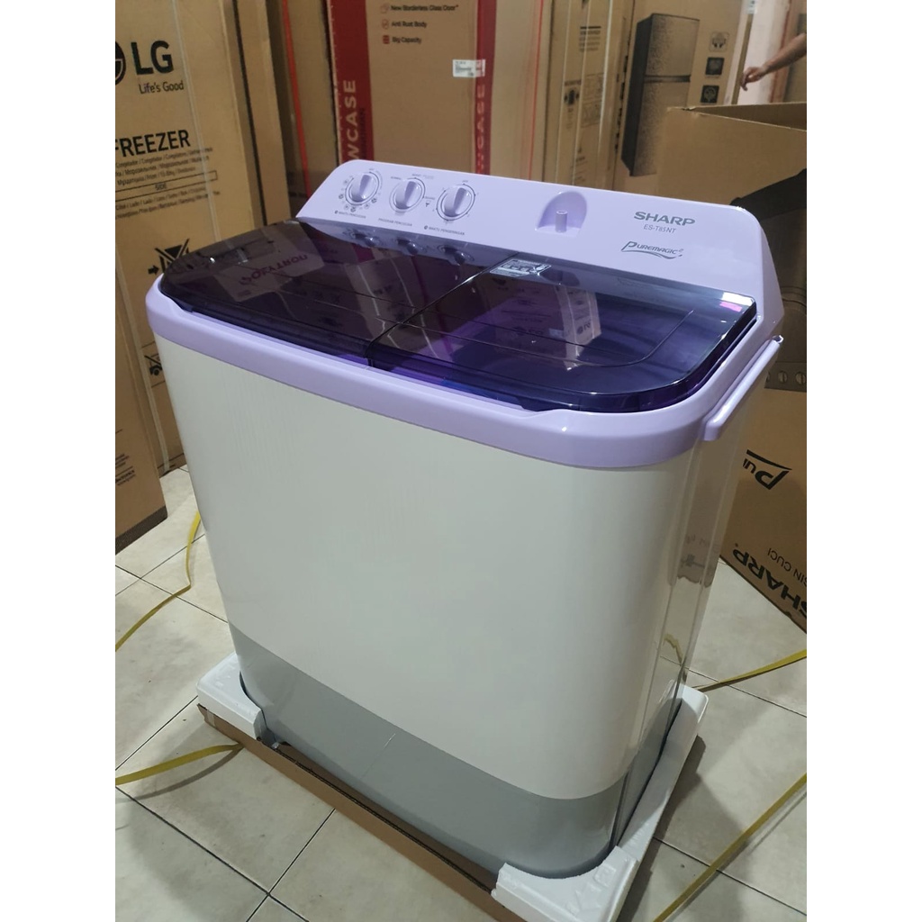 SHARP MESIN CUCI 8KG ES-T85NT-LC NEW 2022