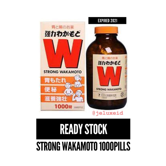 Jual Strong Wakamoto Dried Yeast With Vitamin (Obat Lambung) Murah