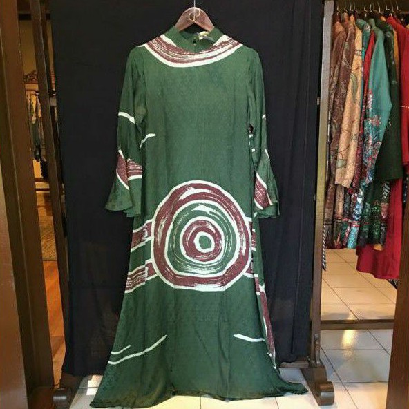 Dalia Dress Viscos by Dian Pelangi PREMIUM Busana Pesta Muslim Batik Tiedye Wanita Casual Formal