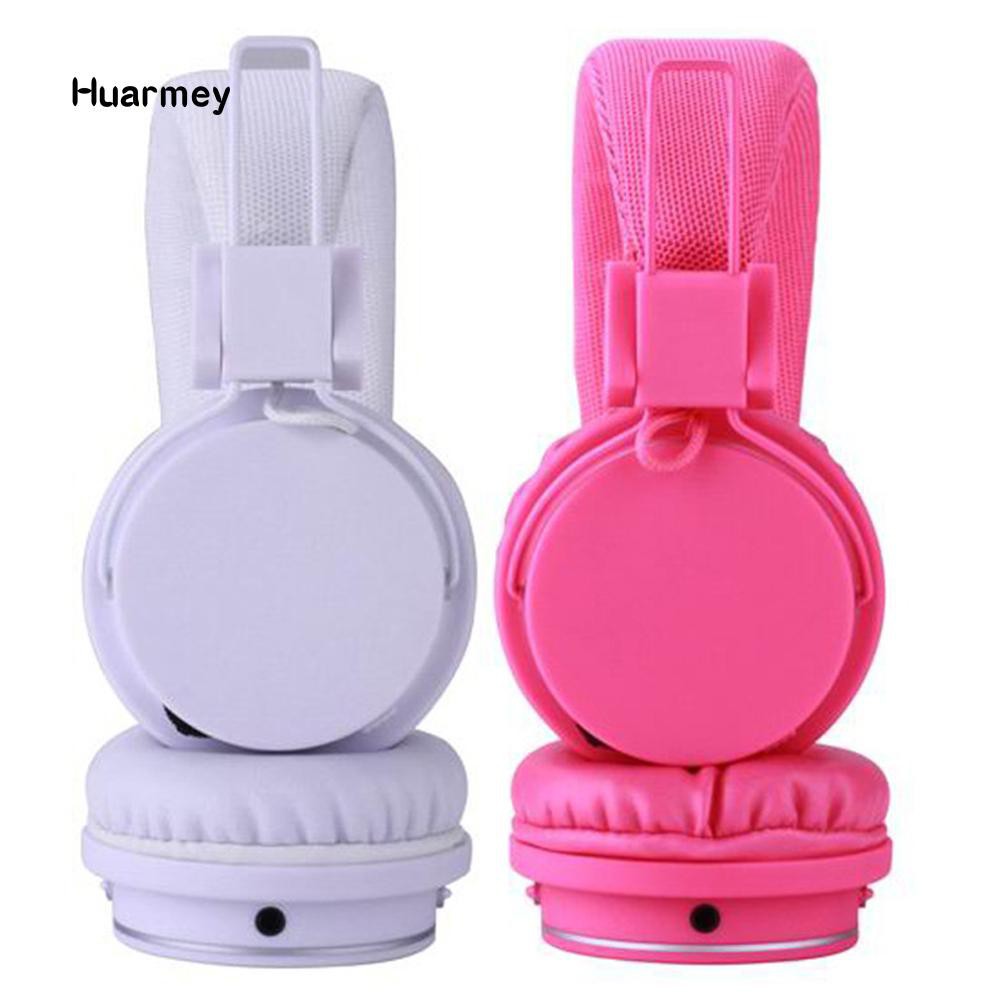 Headset Bluetooth Wireless Lipat Musik HiFi Stereo dengan Microphone - Hitam/Biru Navy/Pink/Putih