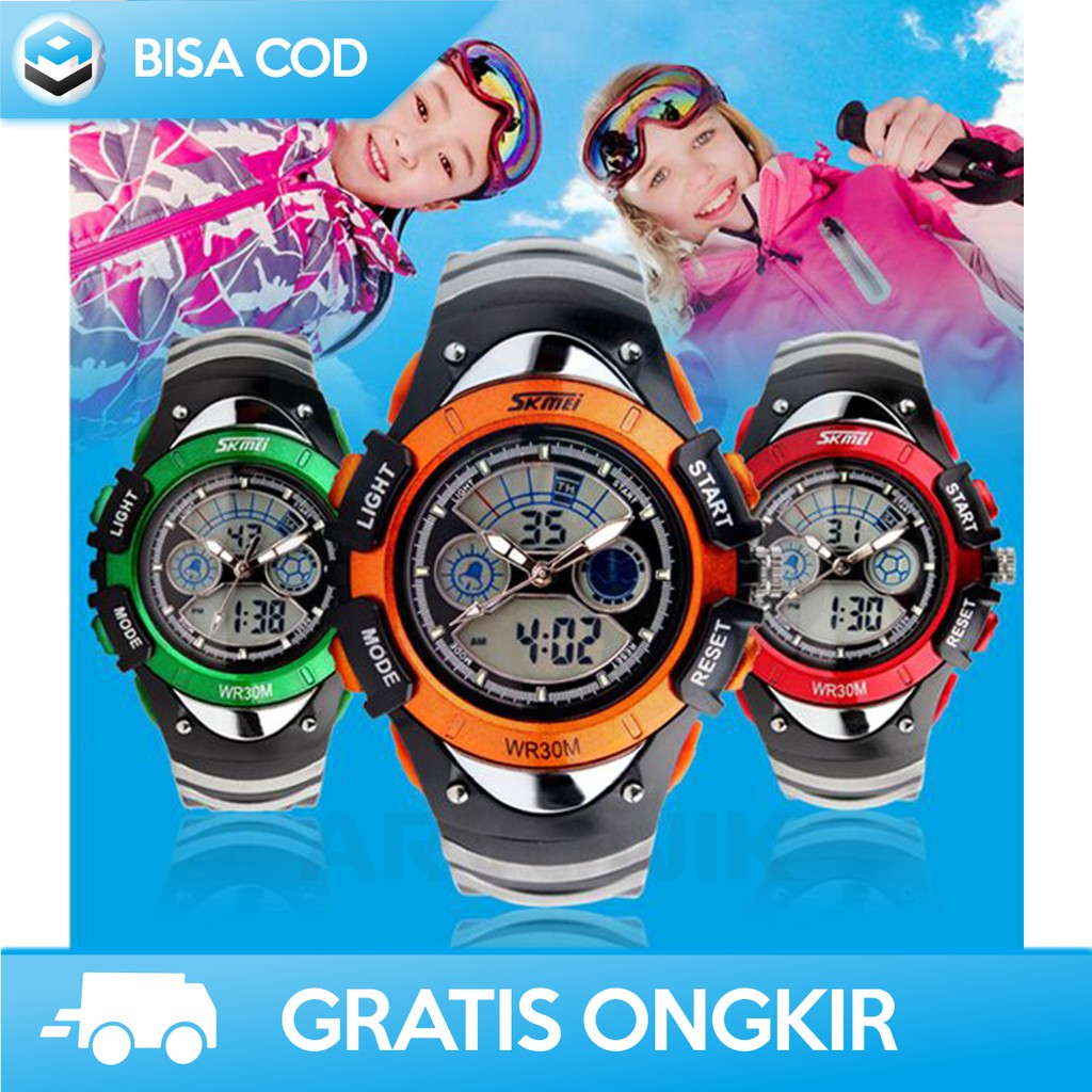 JAM TANGAN ANAK LAKI LAKI ANTI AIR SPORT SKMEI AD0998 - JAM TANGAN SPORTY PRIA ORI MURAH