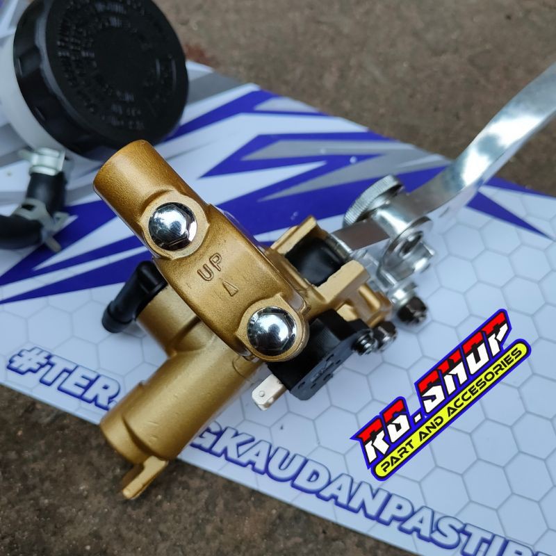 master rem kanan KRS racing gold model HRC NX4 original taiwan universal ninja 150 r/rr, RX king-2