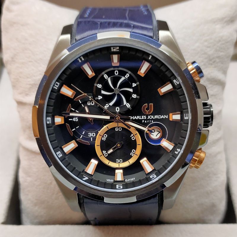 Jam Tangan Pria CHARLES JOURDAN Original CJ1027