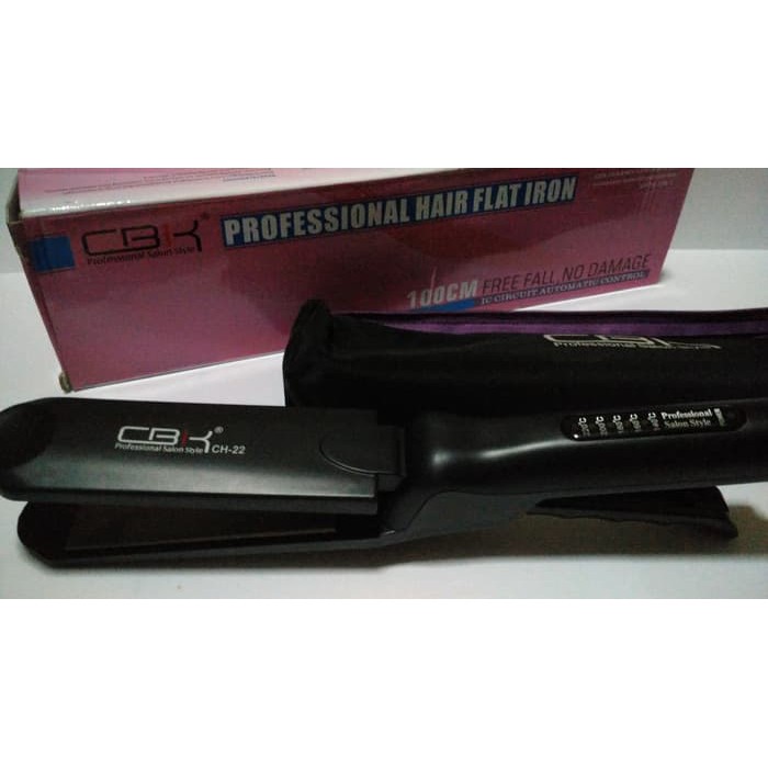 PRODUK PILIHAN Catok CBK CH22 Temperatur Control / Catok Pelurus Rambut Salon Professional
