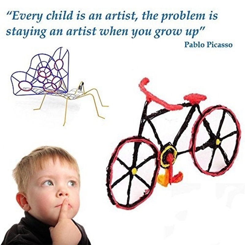 Filamen Pena 3D 12 Warna 1.75Mm 3m