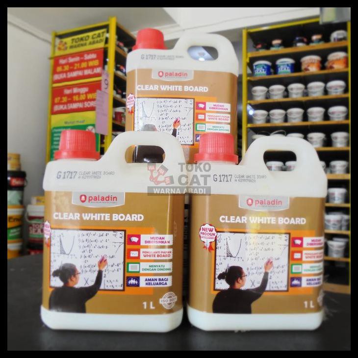 

Cat Papan Tulis Paladin Clear White Board 1 Liter
