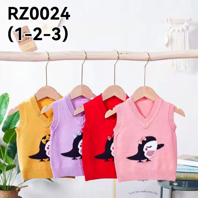 ROMPI RAJUT VEST RAJUT ANAK CEWEK IMPORT PREMIUM 0-5 TAHUN / VEST RAJUT ANAK PEREMPUAN IMPORT