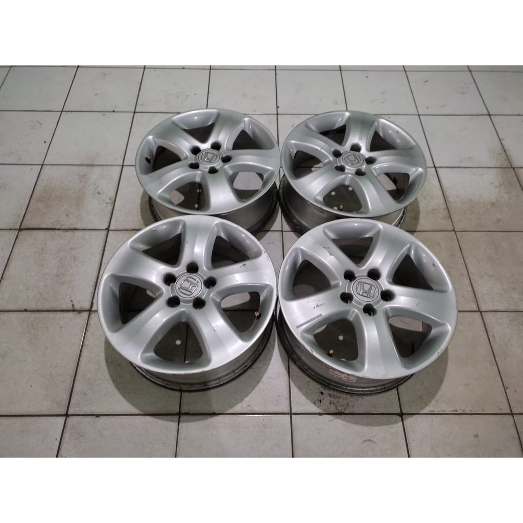 Pelek-Velg Oem Bekas Mobil Crv Ring 17 Pcd 5x114 Silver