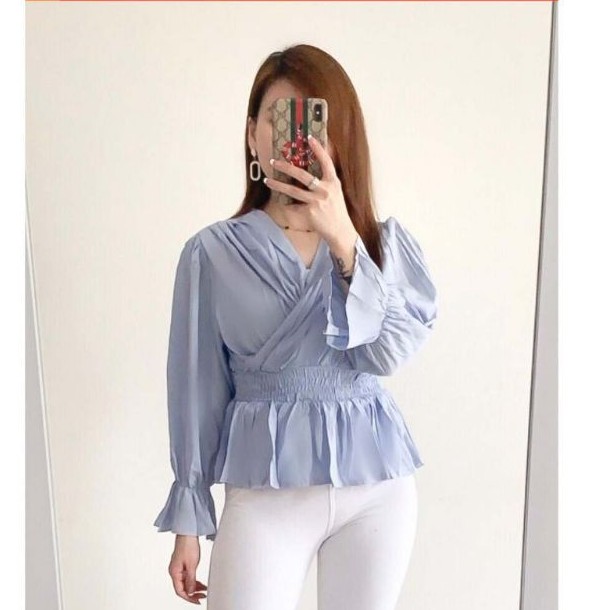 Blouse wanita import hongkong atasan wanita import hongkong