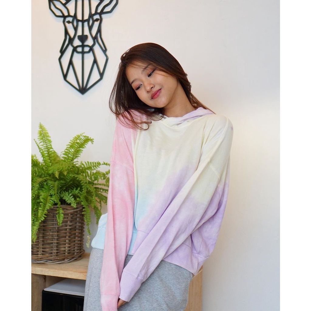 Jaket Hoodie Tie Dye S. Oliver OVERSIZE