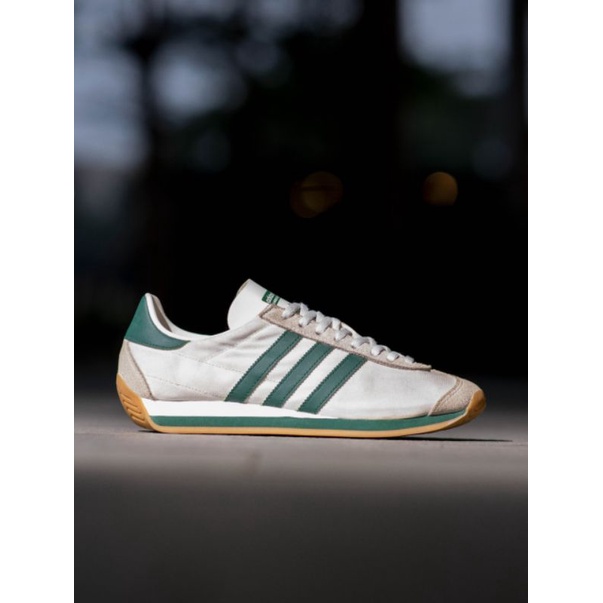 ADIDAS COUNTRY OG WHITE GREEN GUM ORIGINAL 100% - SEPATU ADIDAS ORIGINAL 100% - SEPATU PRIA - SEPATU