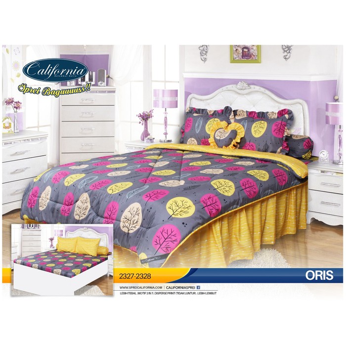 BED COVER SET CALIFORNIA KING 180X200 ORIS   BEDCOVER   BADCOVER