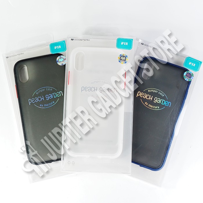 iPhone XR Mercury Goospery Peach Garden Bumper HardCase