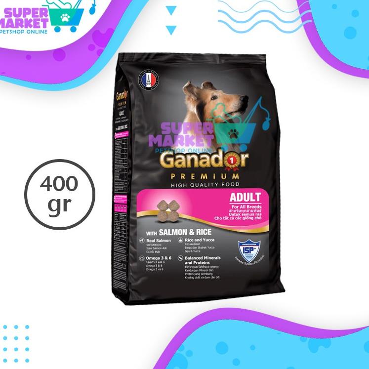 

[KODE MWLG9] GANADOR Adult Salmon & Rice 400gr