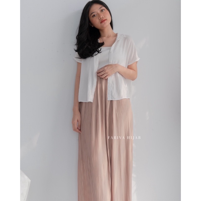 KYLA SKIRT ROK FORMAL SEMI SPAN PLISKET PLEATED-2