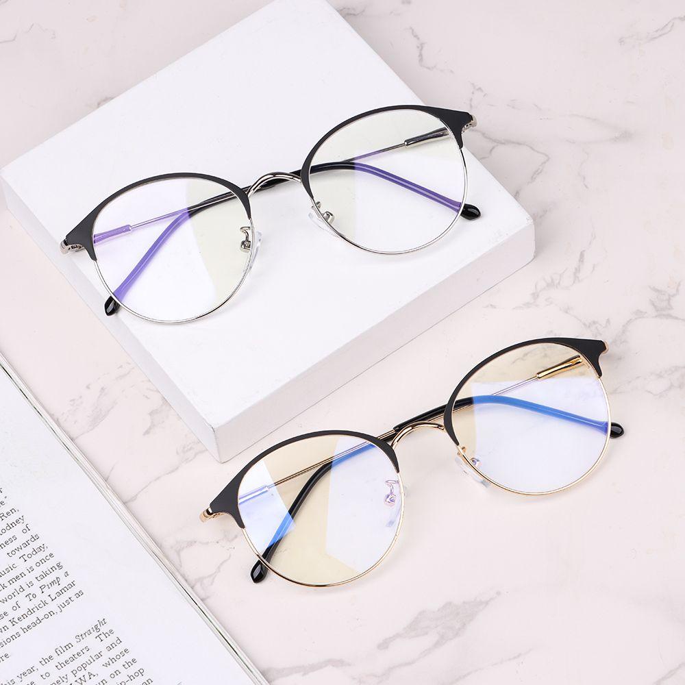 SUYO Kacamata Anti UV Blue Rays Fashion Ultralight Metal Frame Eyeglasses