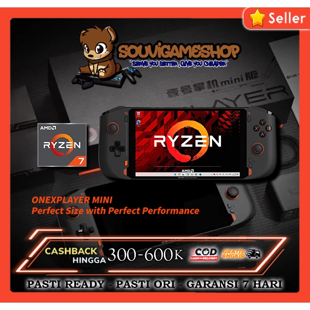 ONEXPLAYER ONEXPLAYER MINI 7 INCH PORTABLE PC WINDOWS11 AMD R7-5800U