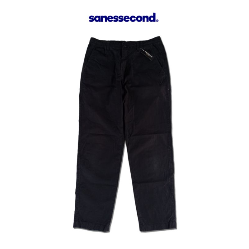 Celana Panjang Uniqlo Black Size 31 Original Second Branded Slim Fit | Celana Panjang Cowok | Thrift
