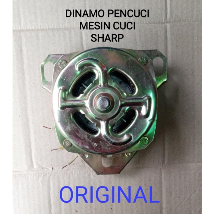 Dinamo Pencuci Wash Motor Mesin Cuci Sharp 2 Lubang XD-180 180W Ori BRSH27