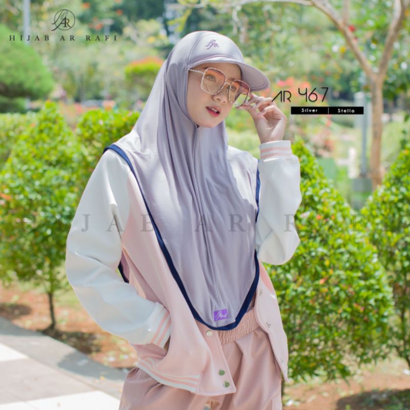 Arrafi Hijab Topi Kode Ar 467 / kerudung jilbab topi arrafi instan bestseller 2020-5